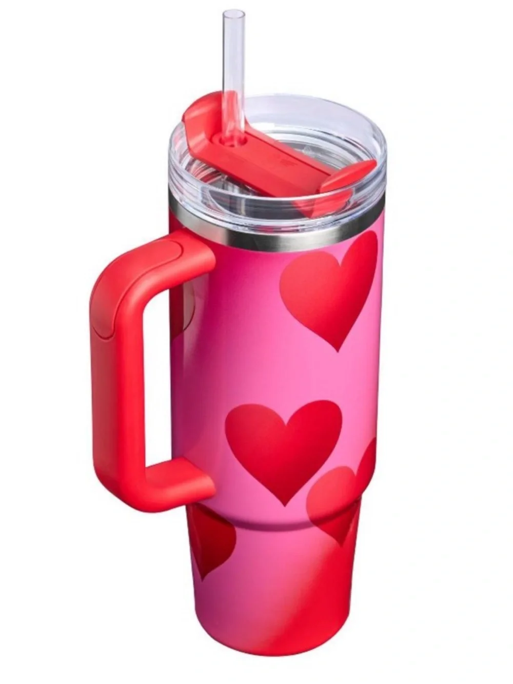 Stanley Quencher H2.0 Tumbler 30 oz Rouge Heart Gradient limited edition - Picture 5 of 7